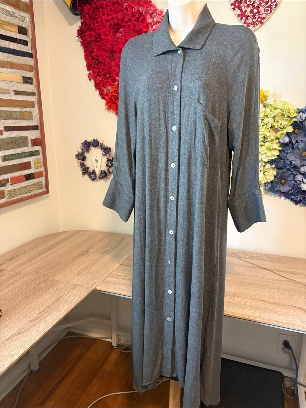 Long Zara shirt dress - Picture 5 of 11